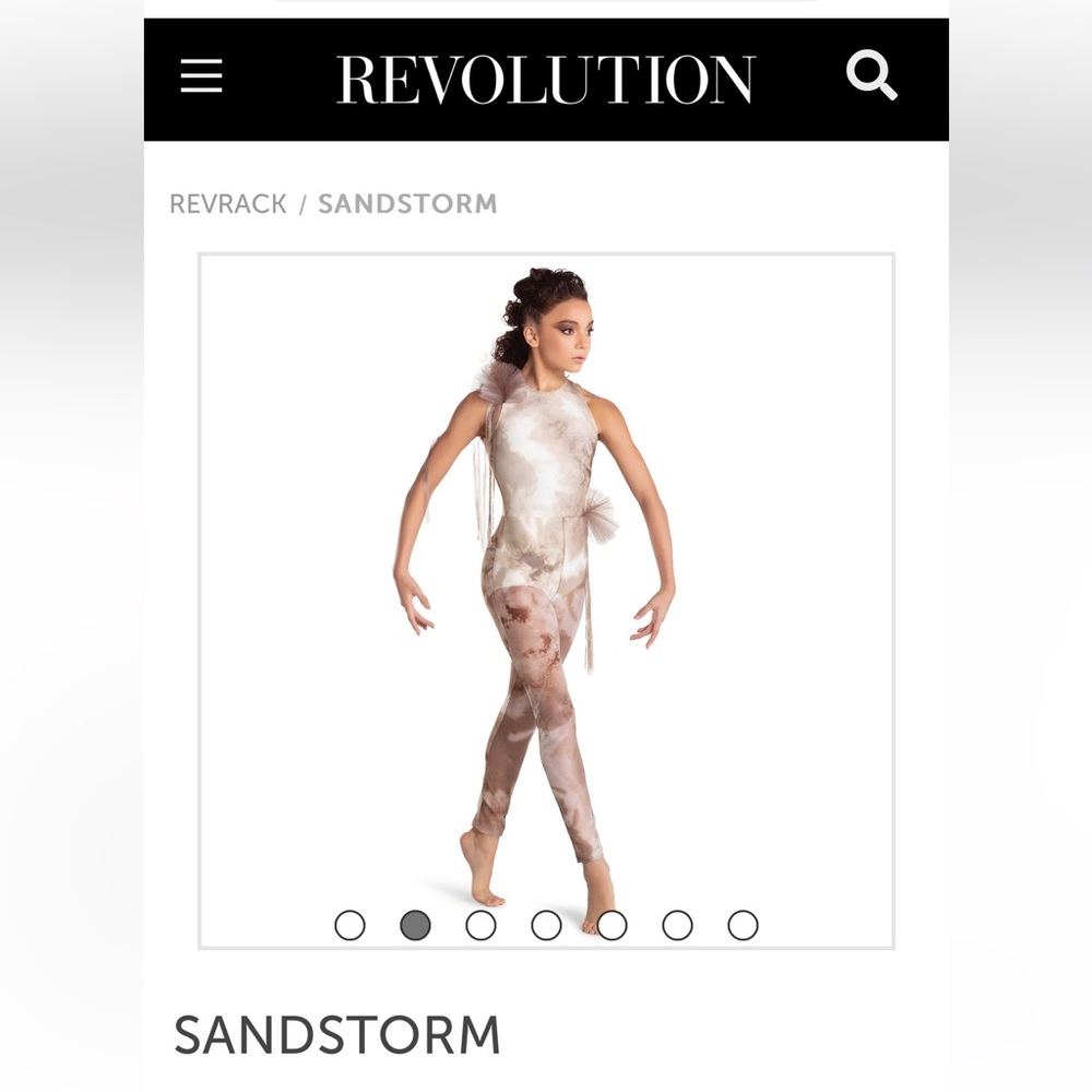 Revolution dance costume. Sandstorm in adult small